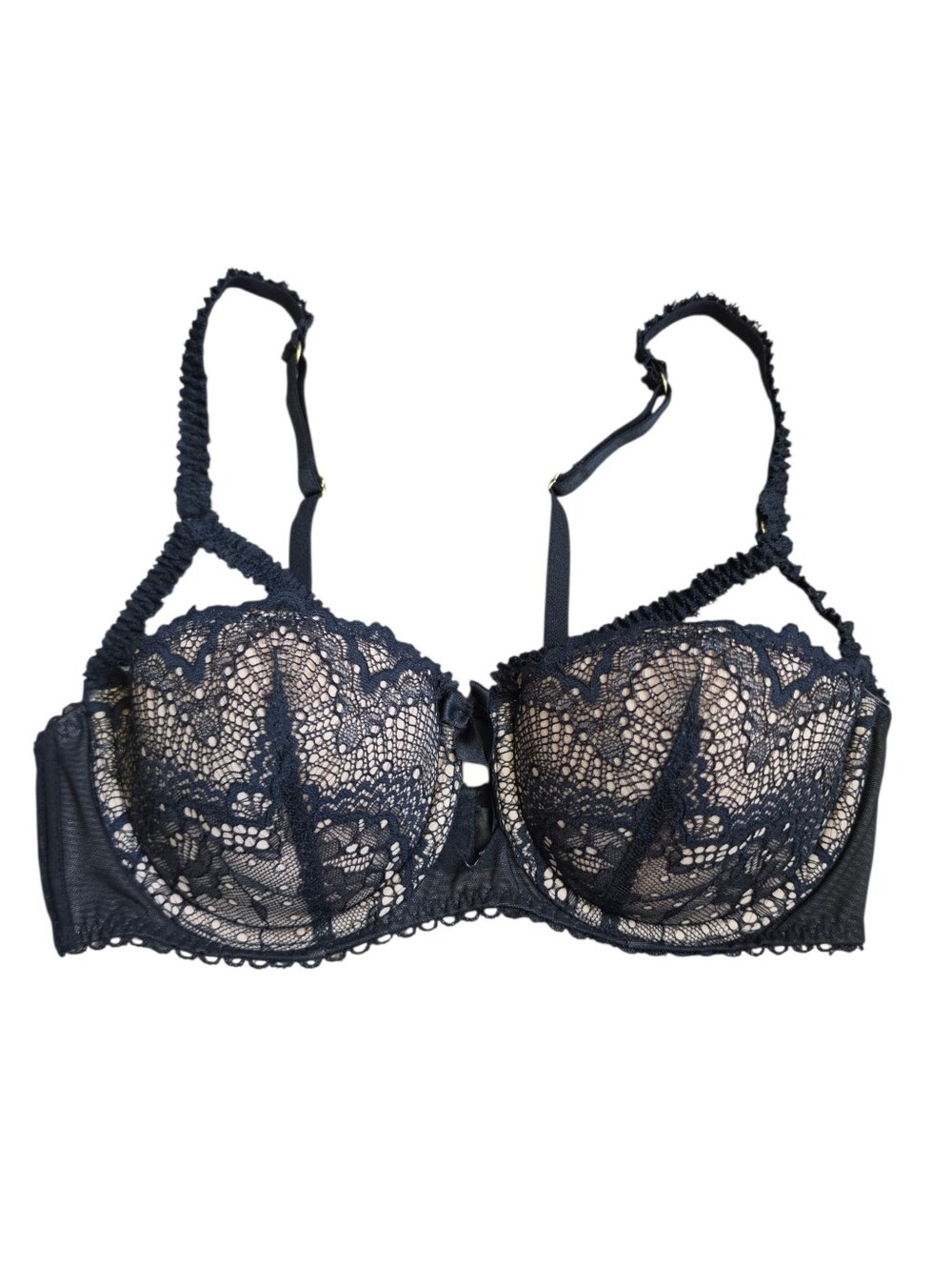 Adore Me Women's Kimmy Push Up Sexy Lace Bra Underwire Black Size 32A?
